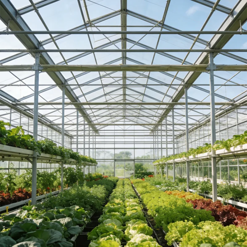 سقيفة زراعة الخضروات ذات الهيكل الصلب